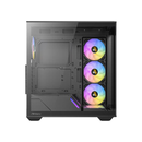 أنتيك C3 ‏ARGB‏ برج متوسط ‏ATX‏ علبة الكمبيوتر - أسود
