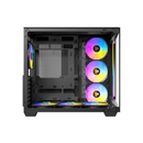 أنتيك C5 ARGB مراوح ARGB PWM 7 مقاس 120 مم متضمنة، حتى 10 مراوح في وقت واحد - أسود