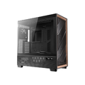 Antec Case Flux Pro 6 Fan Full Tower, High-Airflow Front Panel With Walnut Wood - Black