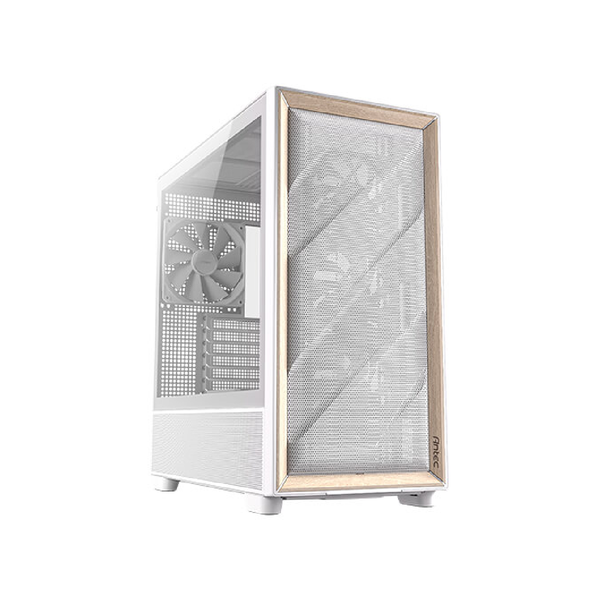 Antec Flux, 5 x PWM Fans Included, Up to 9 Fans Simultaneously - White