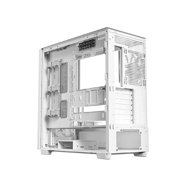 Antec Flux, 5 x PWM Fans Included, Up to 9 Fans Simultaneously - White