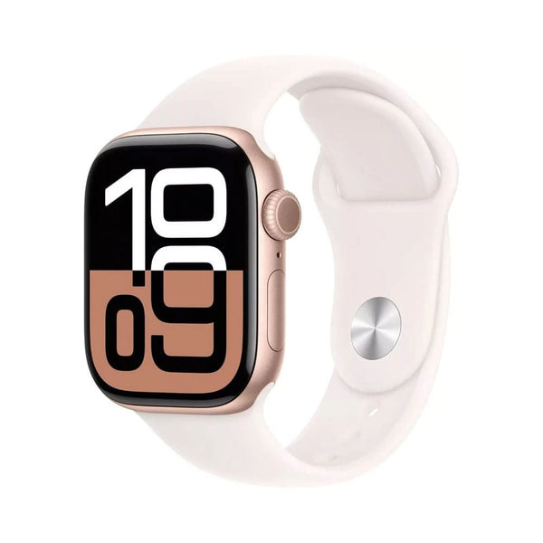 Apple Watch Series 10 (46 mm, GPS) Aluminium Case With Sport Band S/M - Rose Gold