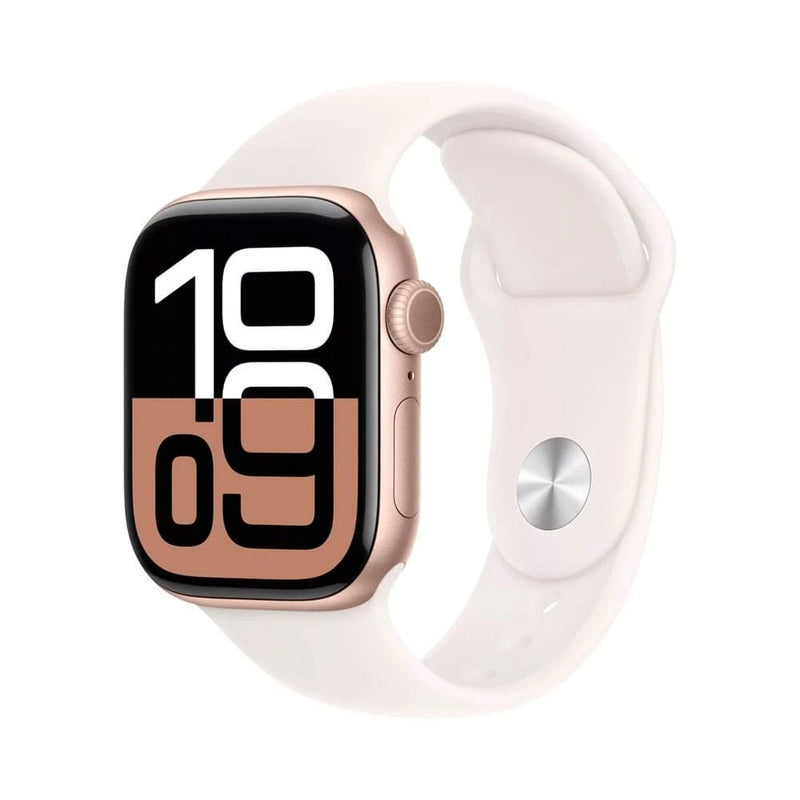 Apple Watch Series 10, 46mm, AI, OLED, LB SB, S/M, IP6X, GPS - Rose Gold