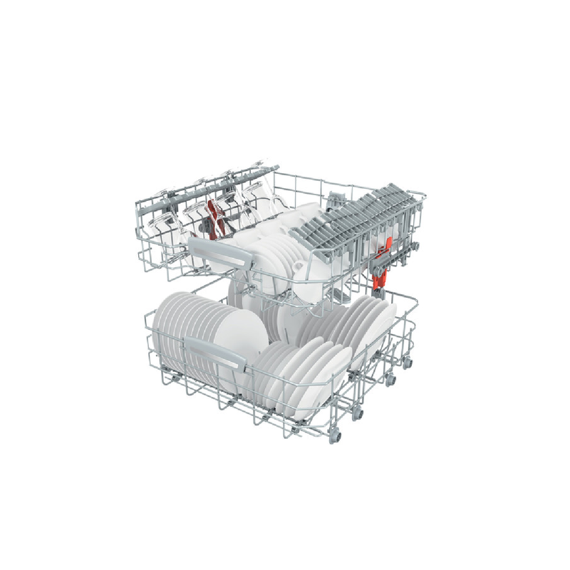 أريستون غسالة أطباق LFO 3P31 WL X، 15 فردًا - فضي (شحن مجاني)
