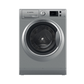 Ariston Freestanding Front Loading Washing Machine 9kg, NLM11 946 SC A EX - Silver