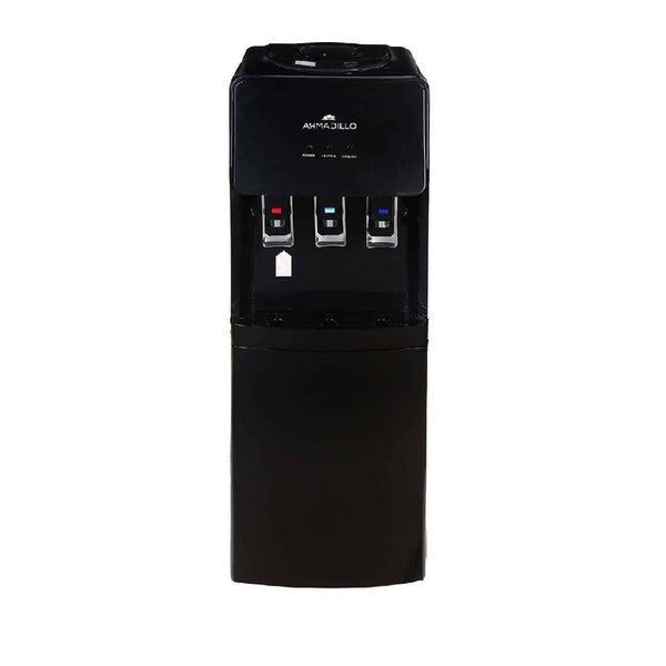 Armadillo Water Dispenser With Refrigerator, 3 Taps, 16 litre - Black

