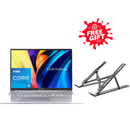 Asus Vivobook X1605Z, Intel Core i5-1235U, 8GB RAM, 512GB SSD, Intel UHD Graphics, 16.0 FHD - Silver + Green Lion X-Foldable Laptop Stander Gift🎁