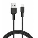 كابل اوكي CB-BAL7 من USB-A إلى Lightning مضفر بالنايلون معتمد من MFi شحن سريع