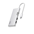 Aukey UH-CUH02 OfficeDok 6 in 1 USB Hub Adapter - Silver