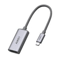 Aukey UH-D01 Travel Dok USB-C to Display port Hub Adapter - Gray