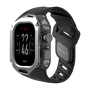 Aulumu A01 Case with Band For Apple Watch Ultra 1/2 Series Titanium Cover, FKM Band