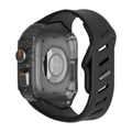 Aulumu A01 Case with Band For Apple Watch Ultra 1/2 Series Titanium Cover, FKM Band