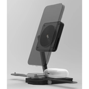 Aulumu M01 4-in-1 Folding Wireless Charging Station & Pad Magnetic - Black