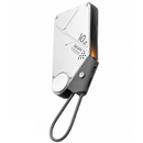 Aulumu M10 10000mAh Multi Charging Dual Mag Power Bank - Silver