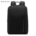 BANGE 7856 Lightweight Waterproof Men Casual Laptop Backpack -  Black 