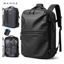 حقيبة ظهر بانجي 7875 الذكية للسفر والعمل بضغط الهواء لتوفير المساحة مع قفل مضاد للسرقة