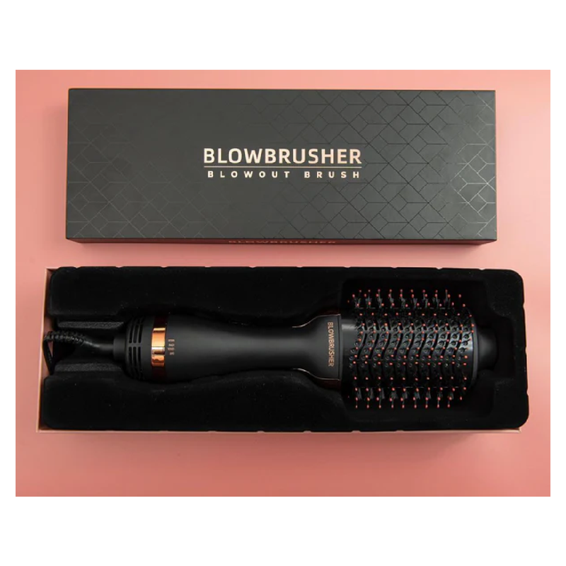 BLOWBRUSHER 3-in-1 Hair Styling Brush Black/RoseGold