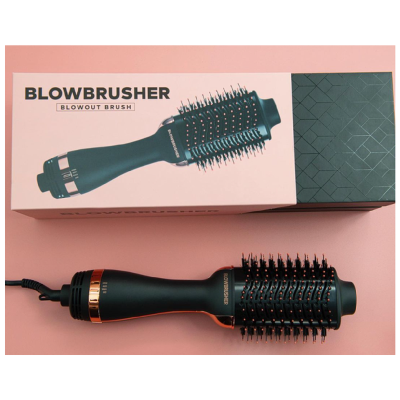 BLOWBRUSHER 3-in-1 Hair Styling Brush Black/RoseGold
