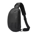 Bange 7306 Multifunctional Waterproof Sling with USB Charging chest anti theft bag-Black