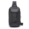 Bange Fashion 7082 Black Waterproof Chest Bag Large Capacity BANGE New Oxford