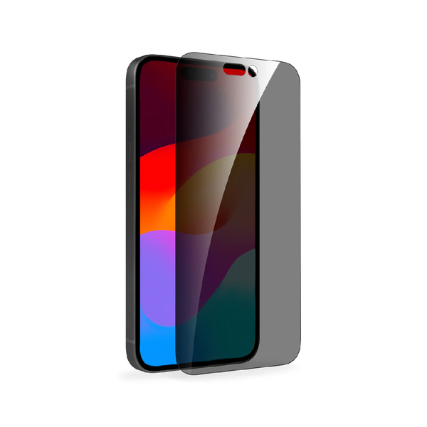 BayKronSmart Privacy Tempered Glass Screen Protector 6.7". Includes Easy Screen Applicator For iPhone 15 Pro Max