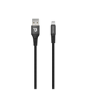 BayKron Premium Cable 1.2m USB-A to Lightning Sync and Charge - Black