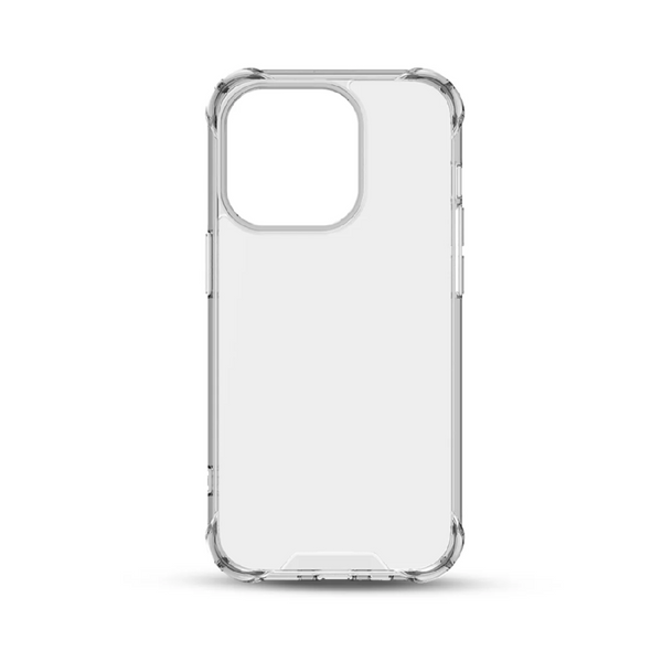 BayKron Premium Tough Case Clear 6.1" with Deluxe Nylon Carry Strap - Shockproof and Anti-bacterial For iPhone 14 Pro - Clear