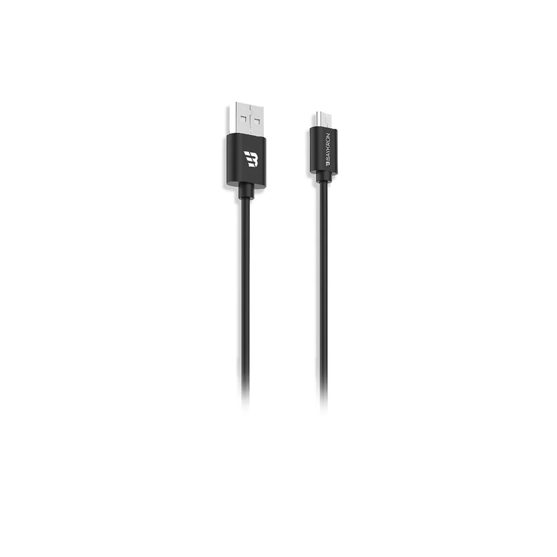 بايكرون الذكي كابل بطول 1.2 متر USB 2.0 للشحن والمزامنة - أسود