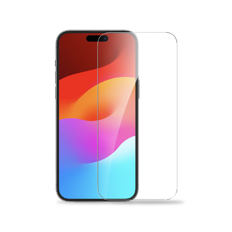 مجموعة BayKron Smart Slim X 3 في 1 Mag مقاس 6.7 بوصة تتضمن شاشة شفافة ثنائية الأبعاد وواقي عدسة وحافظة Slim X Mag لجهاز iPhone 15 Pro Max - شفافة