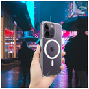 BayKron Smart Slim X Mag Case For iPhone 15 Pro Max 6.7" Air Cushion Shockproof Protection and MagSafe Compatible  - Clear