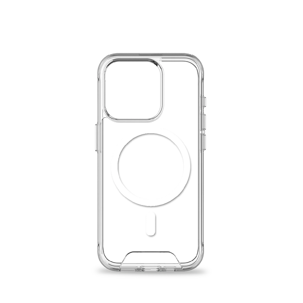 BayKron Smart Slim X Mag Case 6.7" Air Cushion Shockproof Protection and MagSafe Compatible For iPhone 15 Pro Max - Clear