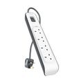Belkin 4 Outlet Surge Protection Strip with 2M Power Cord - White