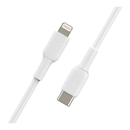 بيلكن كابل بوست تشارج USB-C بطول 1 متر مع موصل لايتنينج - أبيض
