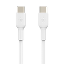 بيلكن كابل BoostCharge USB-C إلى USB-C بقوة 60 واط بطول 1 متر / 3.3 قدم - أبيض
