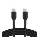 Belkin CAB004 BoostCharge 60W Braided USB-C to USB-C Cable - Black