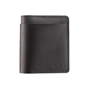 هيتش محفظة ثنائية الطي مصنوعة يدوياً من الجلد الطبيعي الأصلي الفاخر