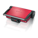 Bosch Electric Contact Grill 2000 Watts, 3-in-1 TCG4104 - Red:
