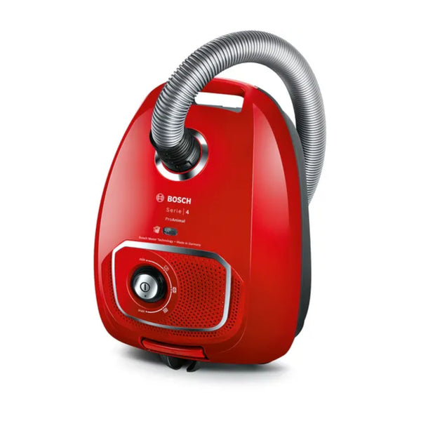 Bosch Series 4 Bagged vacuum cleaner ProAnimal, BGBS4PET1 - Red

