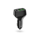 BayKron Premium Car Charger 2 USB QC 3.0 - USB-C PD 20W - Black