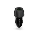 BayKron Premium Car Charger USB QC 3.0 - USB-C PD 20w - Black