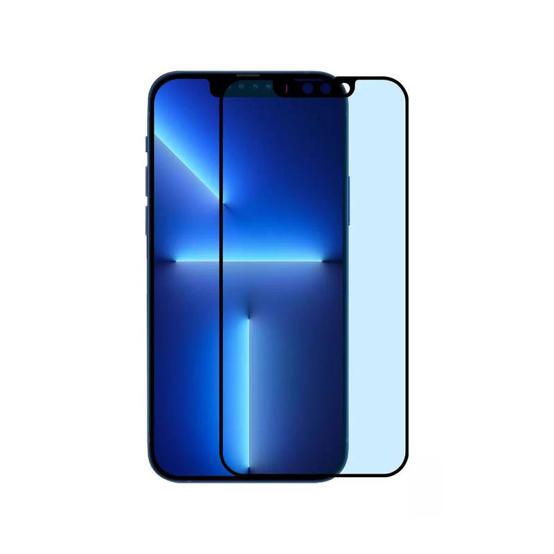 غطاء BayKron Premium E2E Anti Blue Edge to Edge Anti-Bacterial Protection لهاتف iPhone 13 Pro Max
