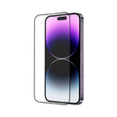 بايكرون لهاتف آيفون 14 برو بريميوم E2E غطاء شفاف مضاد للبكتيريا من الحافة إلى الحافة 
