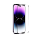 بايكرون لهاتف آيفون 14 برو بريميوم E2E غطاء شفاف مضاد للبكتيريا من الحافة إلى الحافة 
