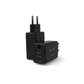 BayKron Premium Gan Ultra Charger USB-C PD65w - 20W, USB-A QC18W - Black