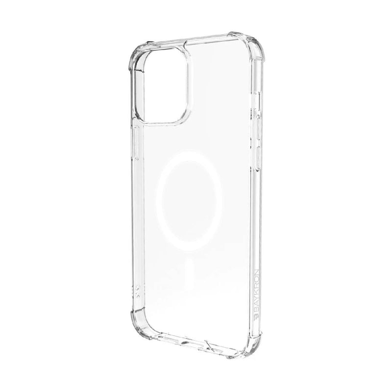 BayKron Premium MAG Case Clear Shockproof - Anti-Bacterial For iphone 13 Pro - Clear