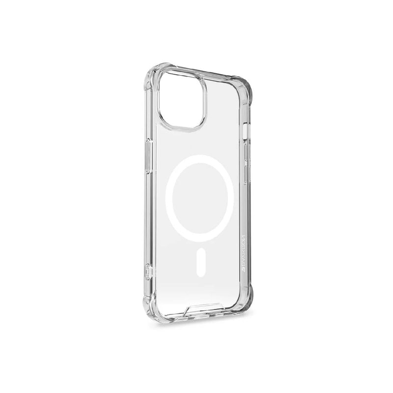 جراب BayKron Premium MAG شفاف مقاوم للصدمات ومضاد للبكتيريا لهاتف iPhone 14 Plus - شفاف