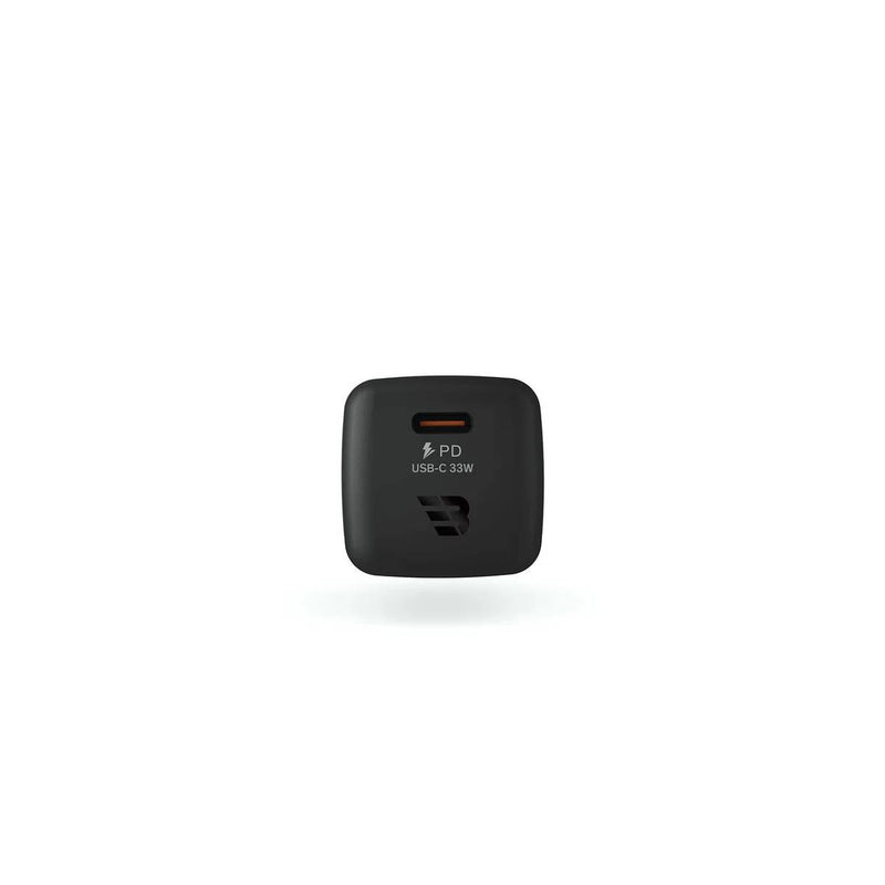 BayKron Premium Gan Mini-Charger - PPS 33W - Ultra Compact High Speed Charging Port - Black