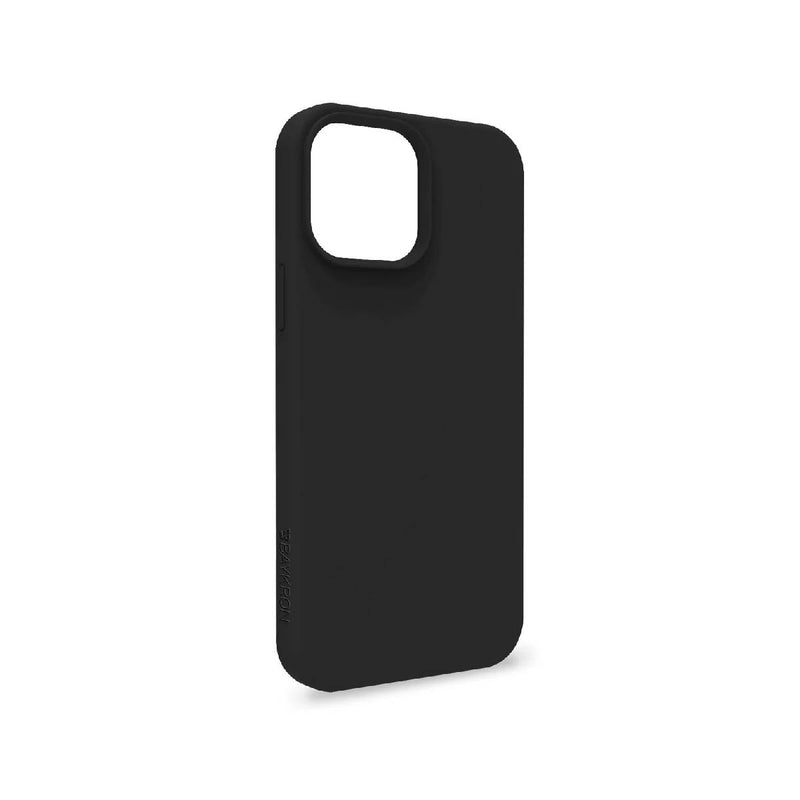 BayKron Premium Silicone Case Soft Touch - Anti-Bacterial - iphone 13 Pro Max - Black