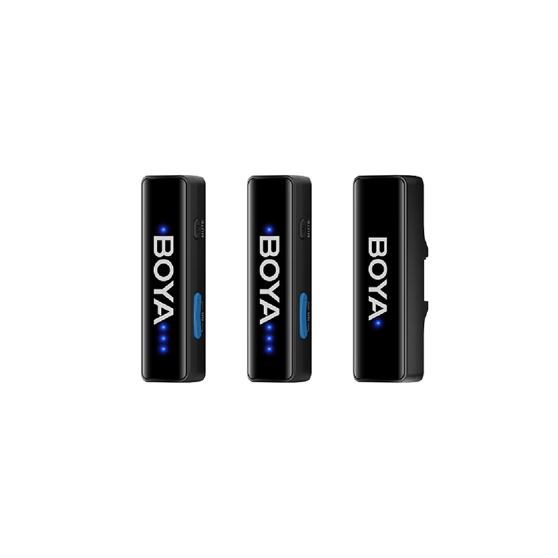 Boya -Mulit-Compatible 2.4 GHz Wireless Microphone System - BoyaLink - Black
