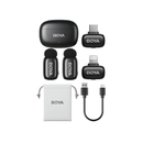Boya Mini-12 2.4GHz Ultra-Mini Wireless Microphone - Black